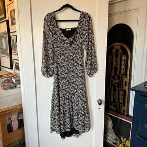 Lush Floral Print Dress Size M
